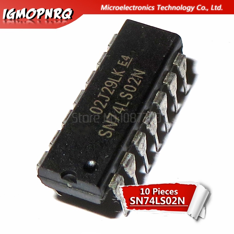 10 ชิ้น HD74LS02P HD74LS02 SN74LS02N 74LS02 DIP14 ใหม่