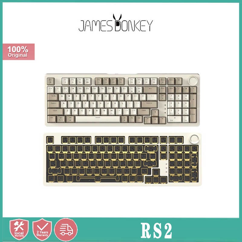 James Donkey Rs2 ชุดปะเก็นคีย์บอร์ด สามโหมด