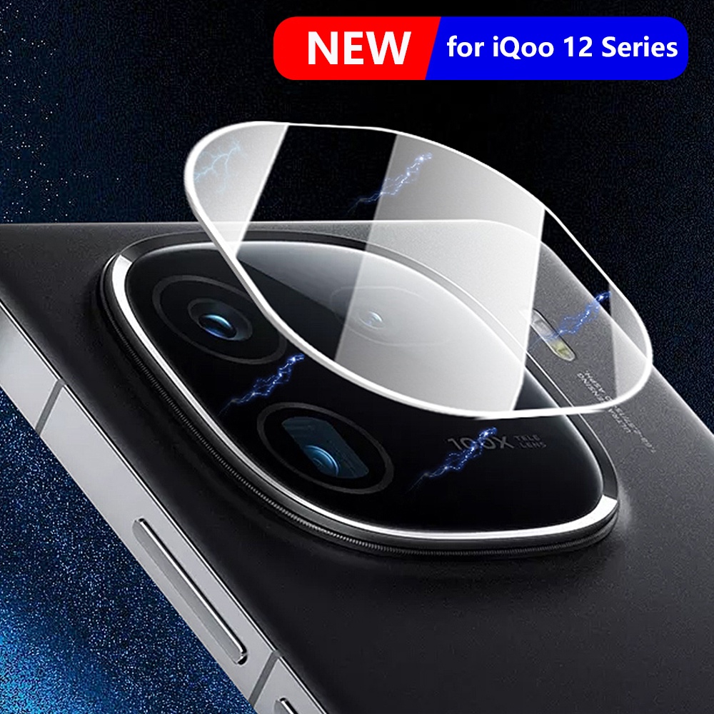 IQOO12 กล้องกระจกเลนส์ป้องกันสําหรับ Vivo iQOO 12 เลนส์กล้องฟิล์มแก้วสําหรับฟิล์มเลนส์ iQOO12