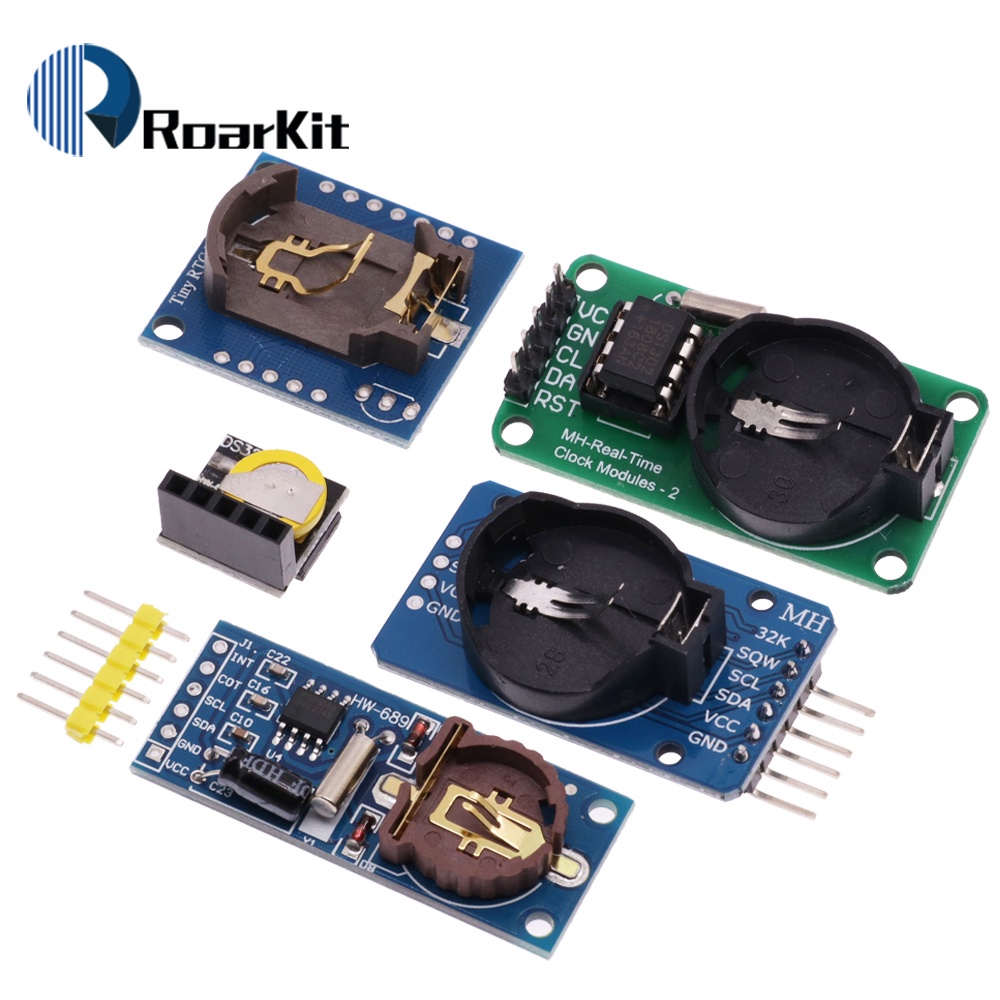DS1302/DS1307/PCF8563/DS3231 AT24C32 I2C IIC หน่วยความจํา 3.3V-5V แบบเรียลไทม์ Precision RTC นาฬิกา 