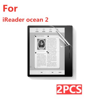 2 ชิ้น ฟิล์มกันรอยหน้าจอ PET แบบนิ่ม ป้องกันรอยขีดข่วน สําหรับ For iReader Ocean 2