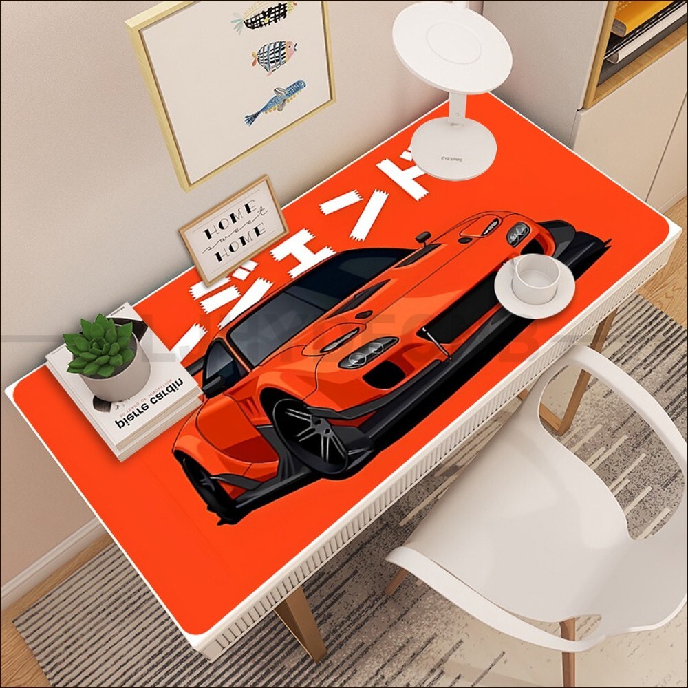 Jdm Tokyo Drift กีฬารถชายผู้ชาย Mousepad คุณภาพสูง Gamer play MATpad ขนาดสําหรับเกมคีย์บอร์ด Pad สําหรับ Gamer