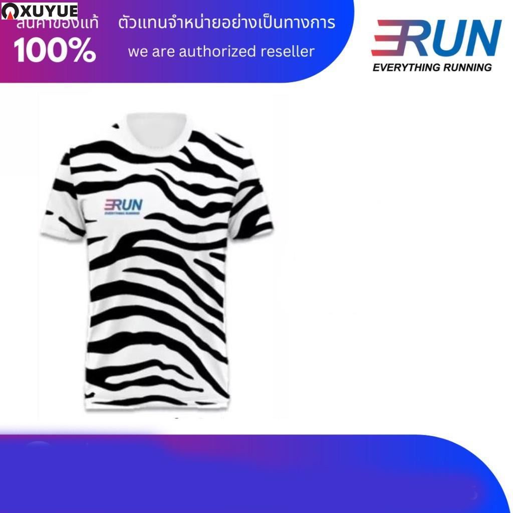 (XUYUE) เสื้อยืด ลายม้าลาย ERUN สีดํา สีขาว สีชมพู