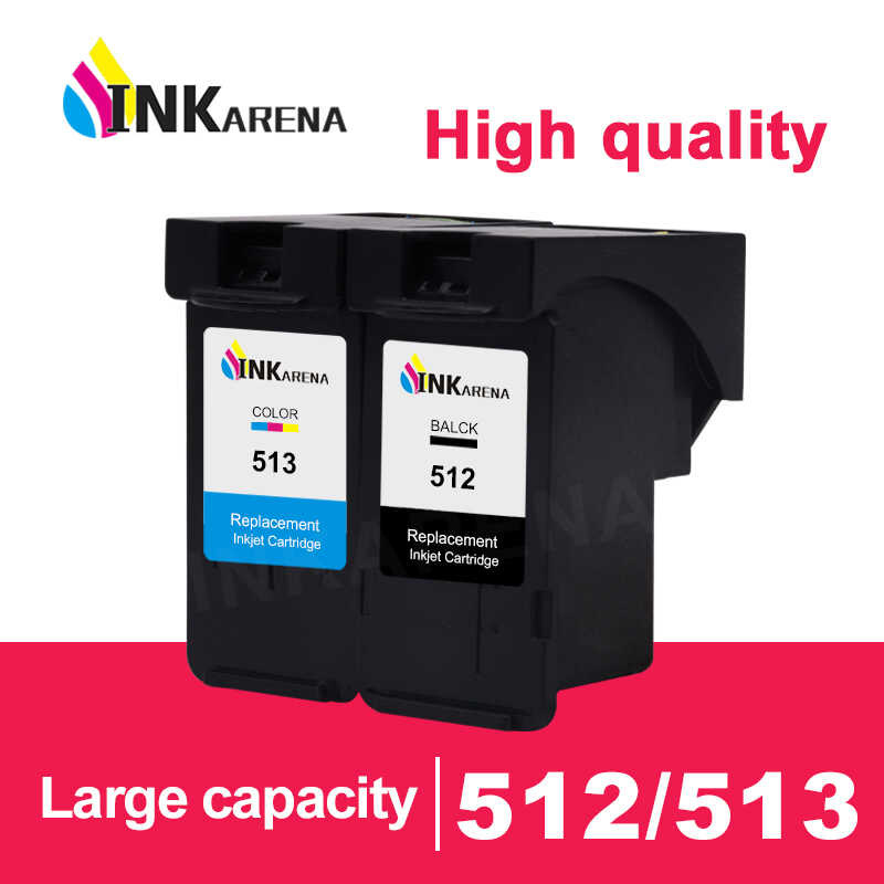 INKARENA PG512 CL513 CL-513 PG-512 ตลับหมึก 1 ชุดสำหรับเครื่องพิมพ์ Canon Pixma MP230 MP2