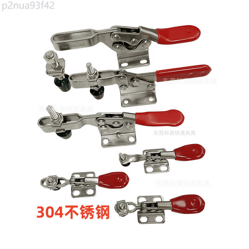 ♞,♘,♙สแตนเลสสตีล CLAMP แนวนอนคงที่ไม้กด GH201A 201 201B 201C 225D