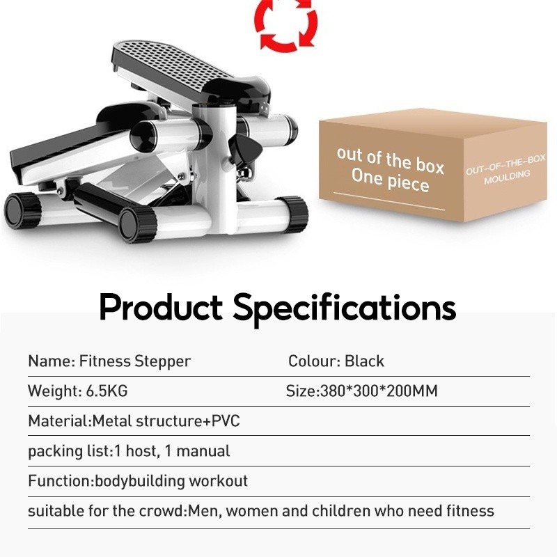 hot🔥การประกันคุณภาพ🔥 import Stepper Sport Exercise Machine Gym Fitness Slimming Machine With 2 Pc