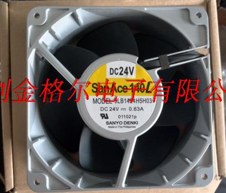 ต้นฉบับญี่ปุ่น 14140*50 มม.กรอบอลูมิเนียมอุปกรณ์พัดลม 9LB1424S5H04 24V 1.38A 9LB1424H502