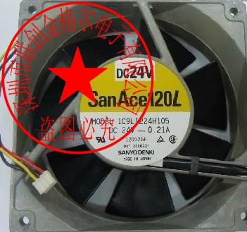 YY พัดลมโครงอลูมิเนียมญี่ปุ่นแท้ 3 สาย 109L1224H105 DC24V 0.21A