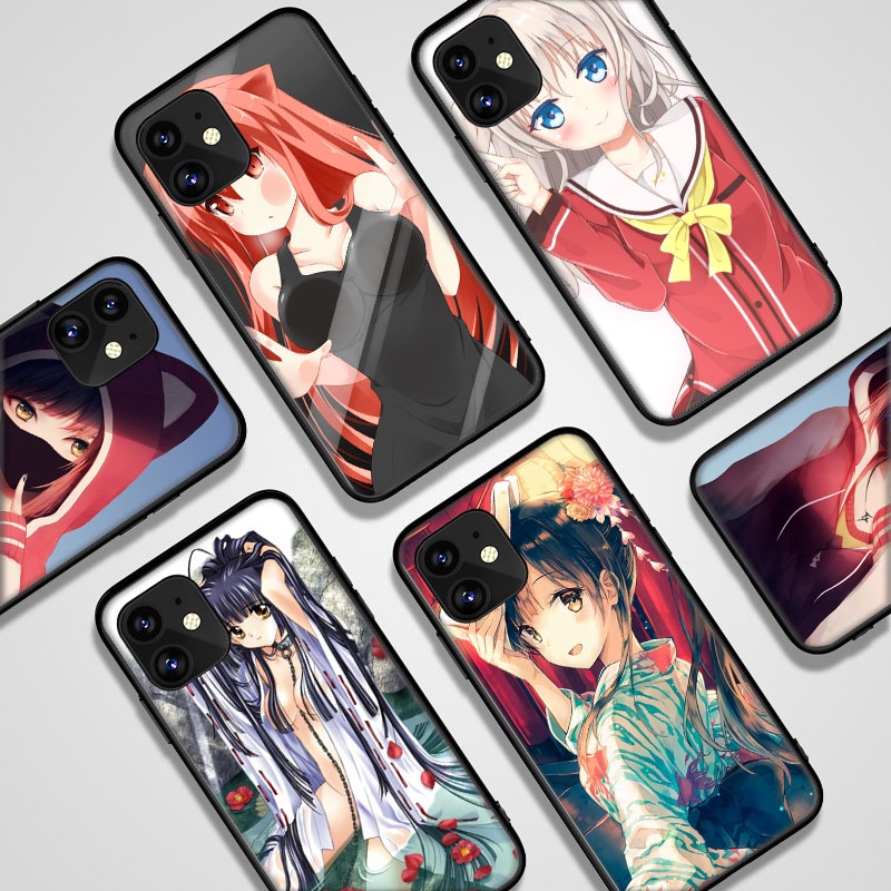 เคสTPU OPPO RENO 8T A57 A77 A57S A77S A57E Realme C33 C55 X1 อะนิเมะสาวใหม่กรณีฝาครอบ