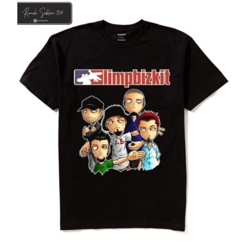 เสื้อยืด พิมพ์ลายโลโก้ LIMP BIZKIT Music rap core LIMPBIZKIT 30s โอเวอร์ไซซ์ สําหรับผู้ชาย ผู้หญิง