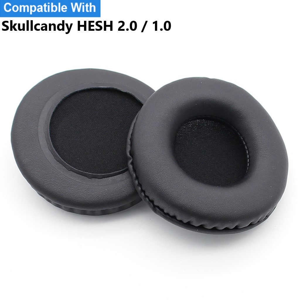 เปลี่ยนแผ่นรองหูฟังสําหรับ Skullcandy HESH 2.0 HESH 1.0 ชุดหูฟังหูฟังแผ่นรองหูฟังเบาะฟองน้ํา Earmuffs อุปกรณ์ซ่อม