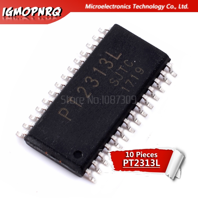10PCS PT2313L SOP28 PT2313 SOP SMD ใหม่และ IC