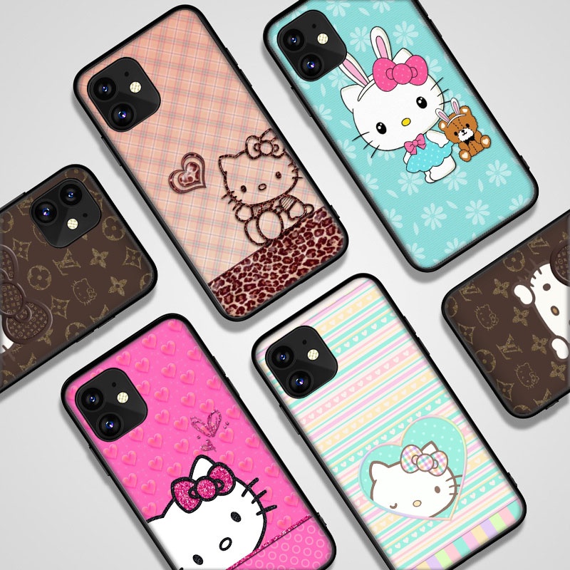 เคสTPU OPPO RENO 8T A57 A77 A57S A77S A57E Realme C33 C55 X1 น่ารักHello CATกรณีใหม่ฝาครอบ