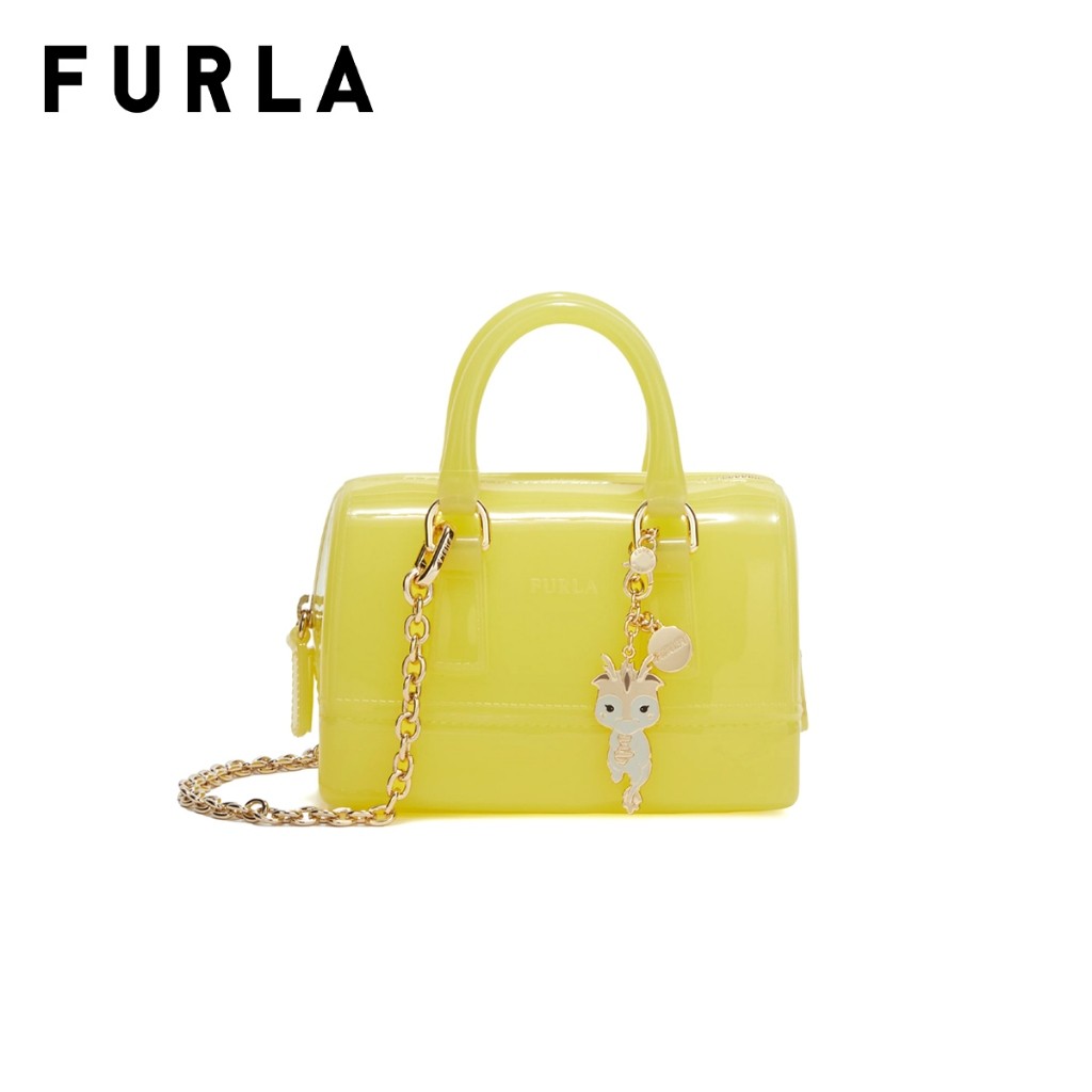 FURLA กระเป๋าสะพายผู้หญิง รุ่น candy WE00636 สี COLOR GOLD