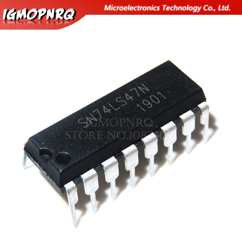 10 ชิ้น SN74LS47N SN74LS47 74LS47N 74LS47 DIP ใหม่
