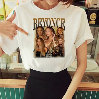 เสื้อยืด พิมพ์ลาย Beyonce 2000s สไตล์สตรีท สําหรับผู้หญิง