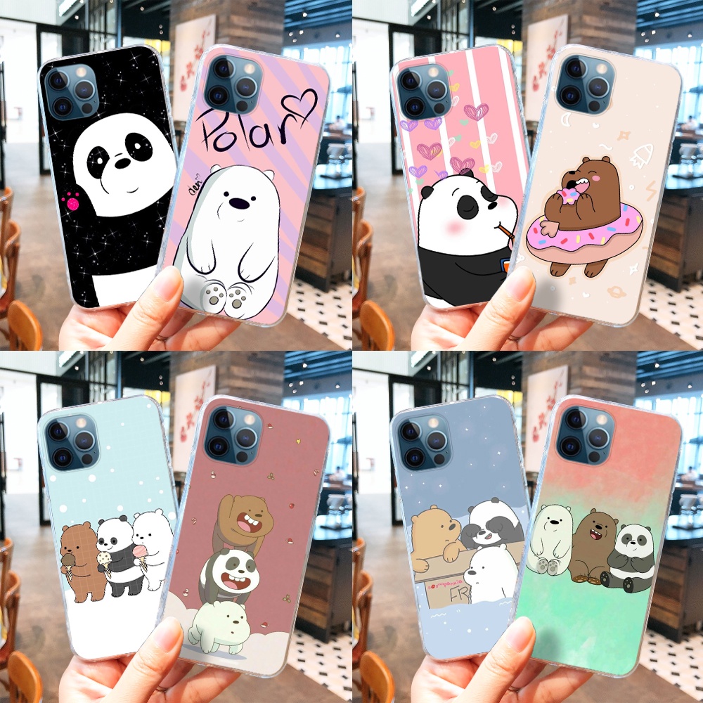 สําหรับ Infinix SMART 6 PLUS HD NOTE 12i ร้อน 12i หมายเหตุ 30 VIP TPU โปร่งใสนุ่มกรณี T53 เราหมีเปลื