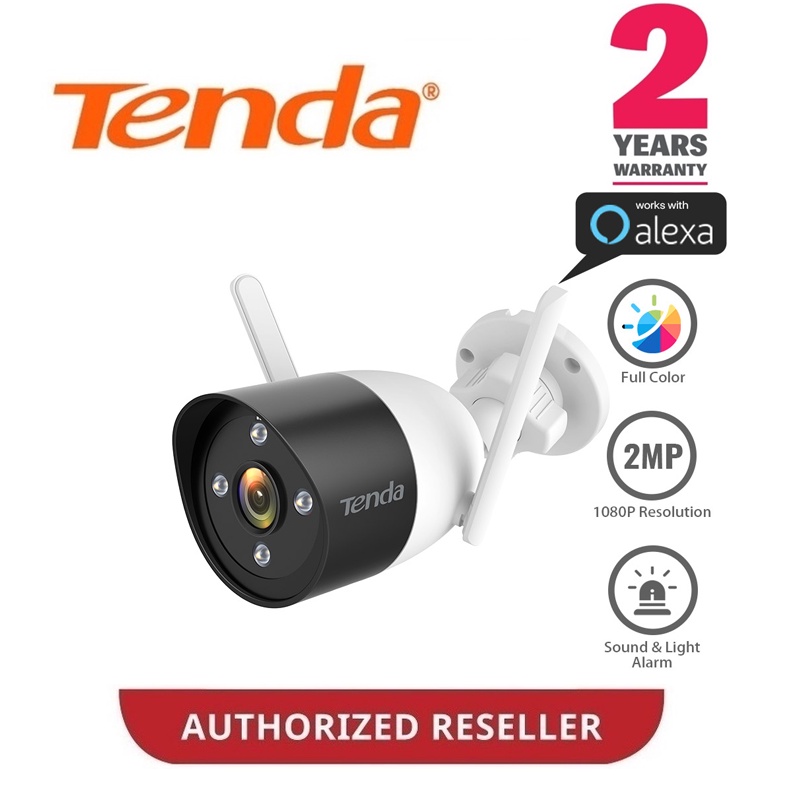 TENDA CT3 1080P กล้อง WI-FI ภายนอกสีเต็ม