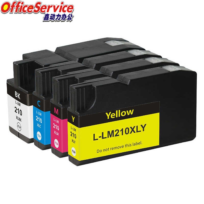 LM210 LM-210XL LM200 LM-200XL ตลับหมึกที่รองรับเครื่องพิมพ์อิงค์เจ็ท Lexmark Off