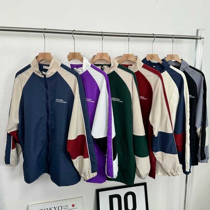 [Flash Sale]Mr9 Jackets 918 เสื้อแจ็คเก็ตผ้าร่ม แขนยาว มีซิป มีซับใน กันลม Clo