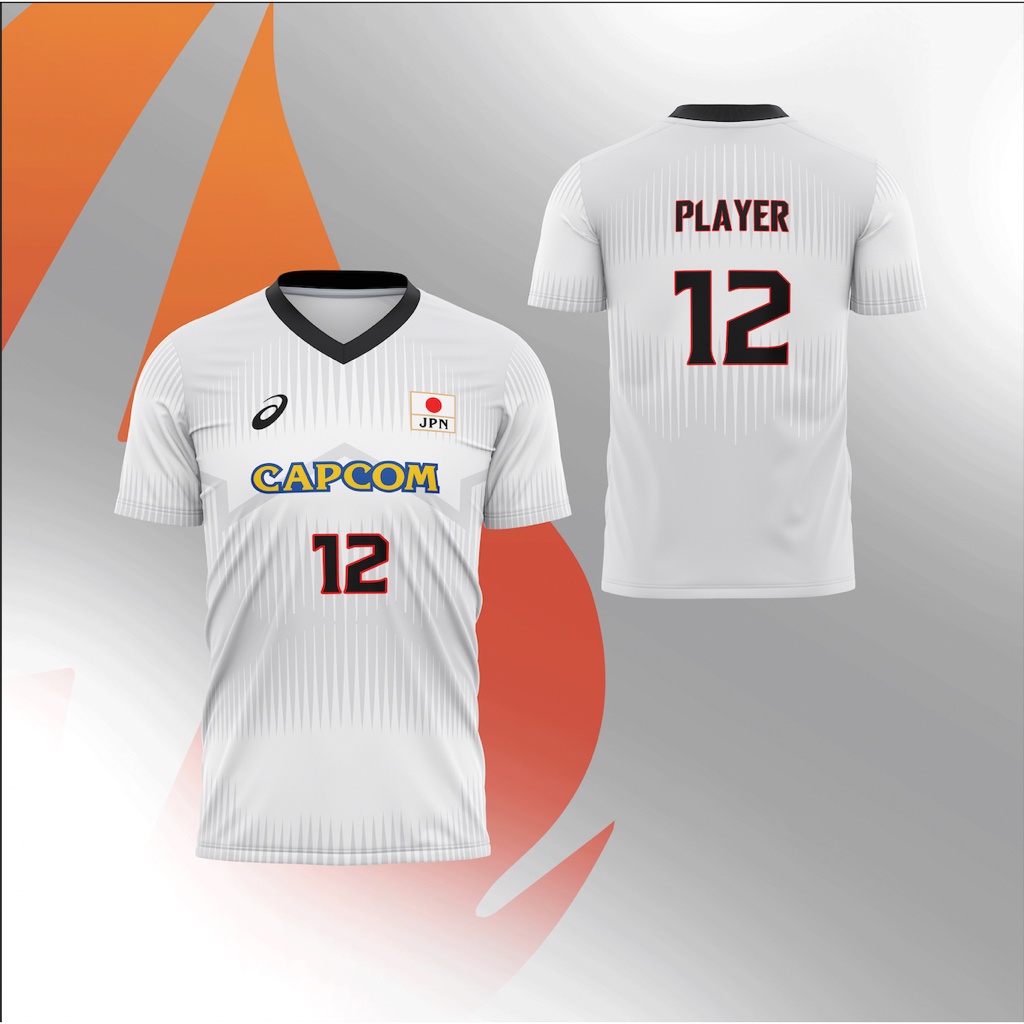 เสื้อวอลเลย์บอลสีขาว Japan VNL 2023