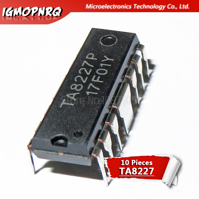 10PCS TA8227 DIP TA8227A TA8227APG ใหม่