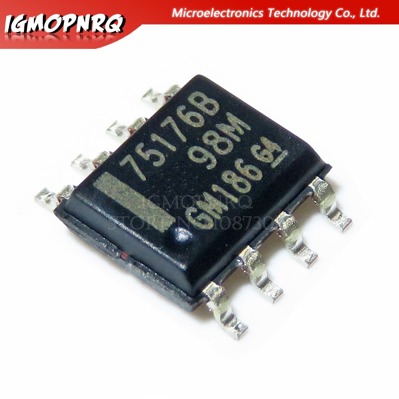 วงจรรวม SOP8 SN75176BDR SOP8 SN75176B SOP SN75176 SOP-8 75176B 10 ชิ้น