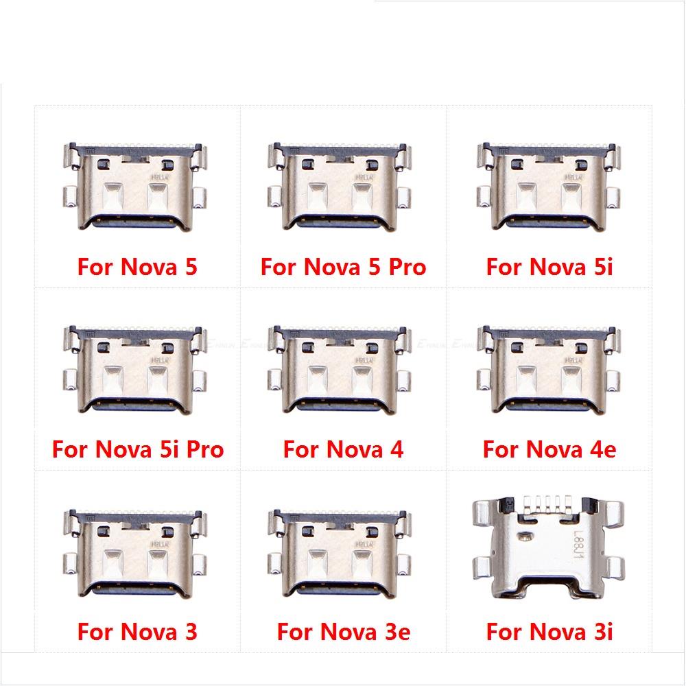 อะไหล่พอร์ตชาร์จ USB สําหรับ HuaWei Nova 5 5i Pro 4 4e 3 3e 3i Micro Type-C