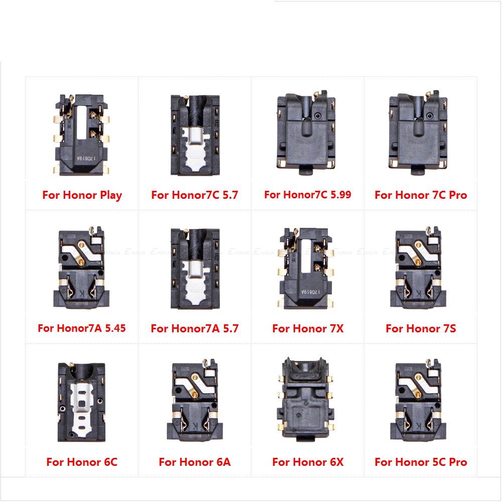แจ็คหูฟังเสียง Flex พอร์ตเชื่อมต่อชิ้นส่วนสําหรับ HuaWei Honor Play 7C 7A 7X 7S 6C 6A 6X 5C Pro หูหู