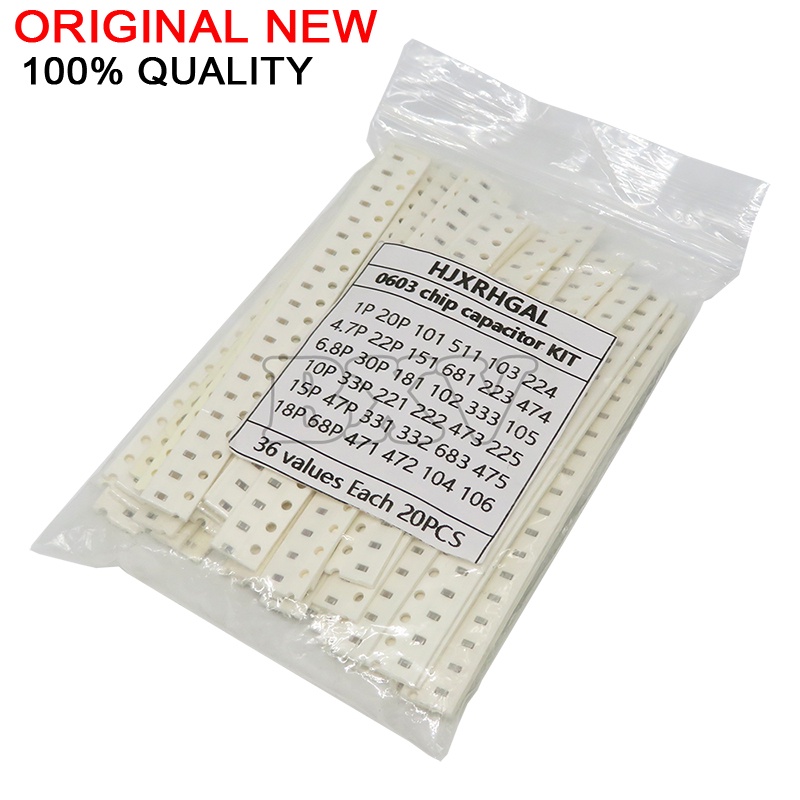 200PCS 660PCS 720PCS 4000PCS 0402 0603 0805 1206 1210 2512 SMD Resistor Kit PUMUDDSY คละชุด 10K 100K