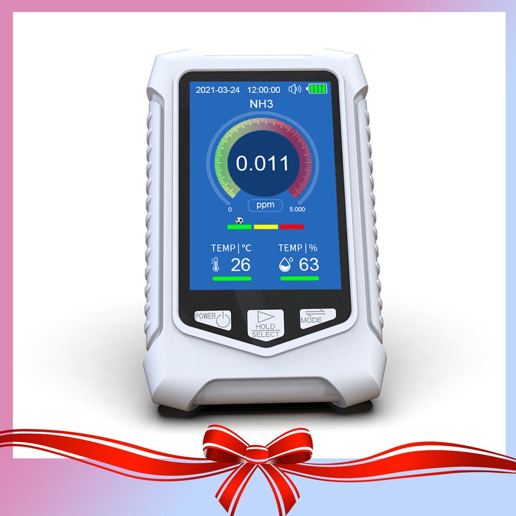 DM126-NH3 เครื่องวัดทดสอบ NH3 เครื่องทดสอบความเข้มข้นเครื่องตรวจจับก๊าซอุปกรณ์ปลุกแอมโมเนีย