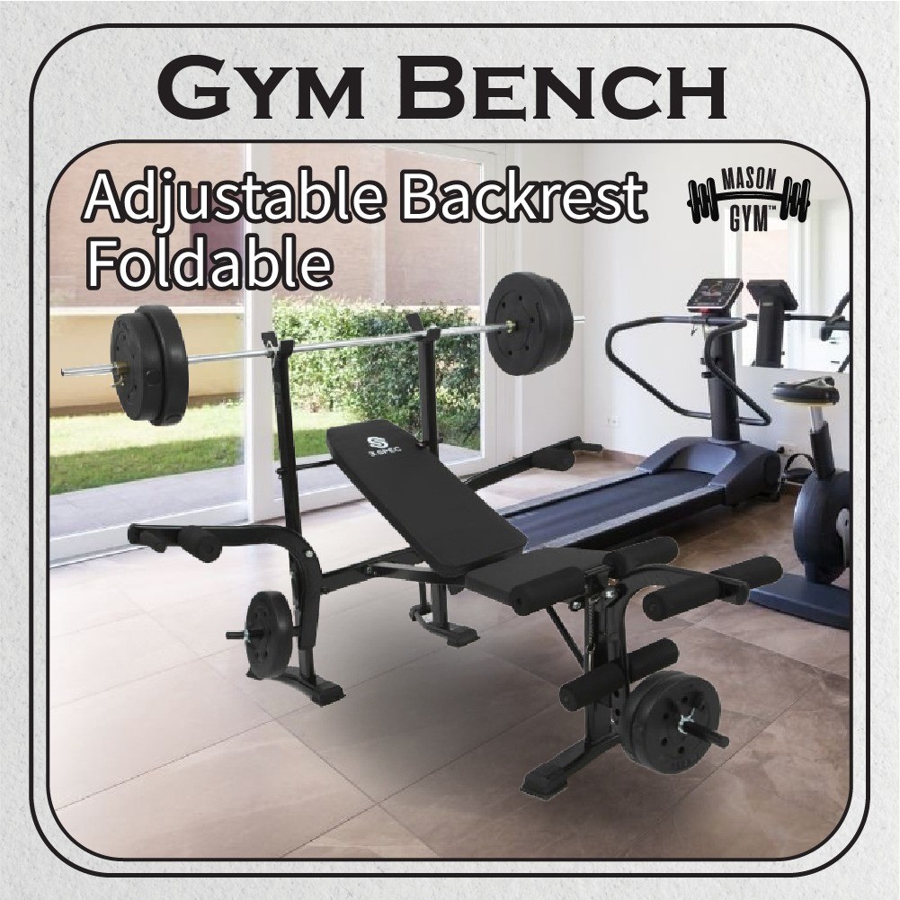hot🔥การประกันคุณภาพ🔥 import MasonGym Gym Bench Multifunction Workout Bench Gym Equipment Alat Sen