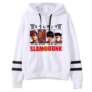 เสื้อวอร์มแขนยาว มีฮู้ด ลายการ์ตูนอนิเมะ Slam Dunk y2k สไตล์วินเทจ สําหรับผู้หญิง