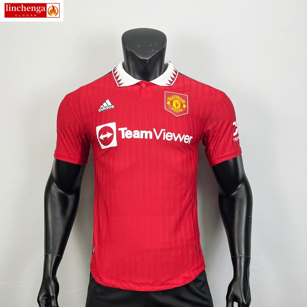 เสื้อบอลเกรดเพลเยอร์ แมนยู สีแดง เนื้อผ้าโพลีเอสเตอร์ กล้ารับประกันสินค้าทุกตัว