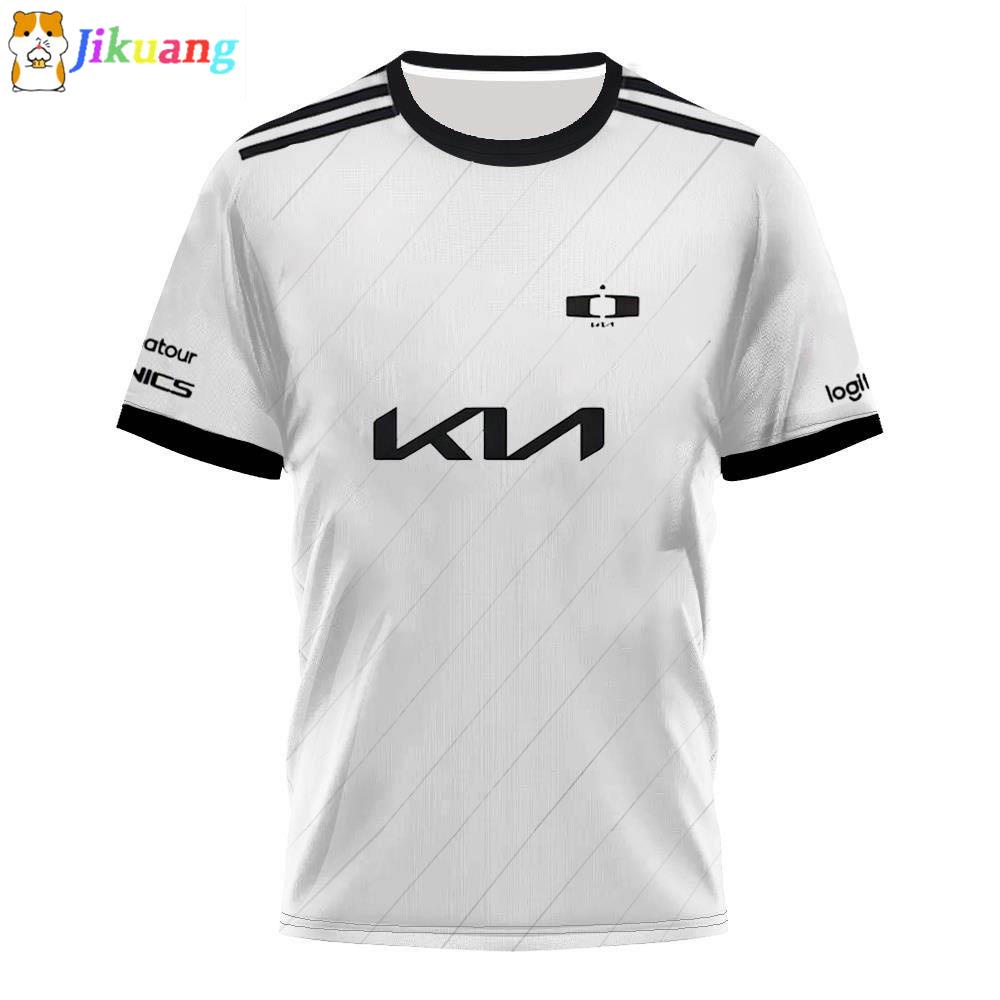 JK2 2025 Dplus Kia Sports Uniform เสื้อยืดสําหรับผู้ชาย