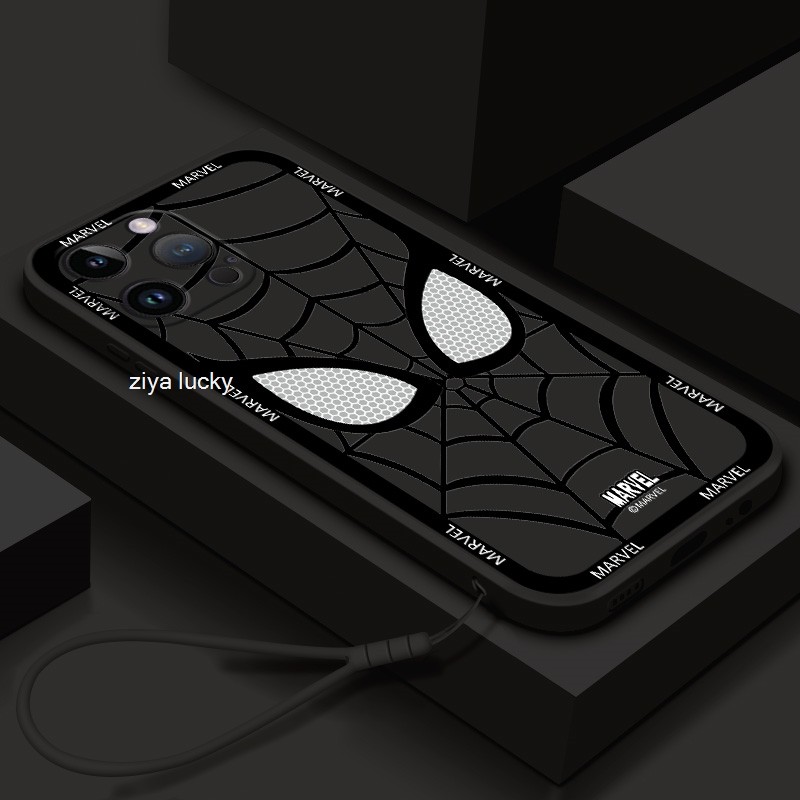 สําหรับ IPhone 14 Pro Max A2894 A2651 A2893 A2895 ซิลิโคนนุ่มกรณี Spide-Man รูปแบบอะนิเมะ Phonecase 