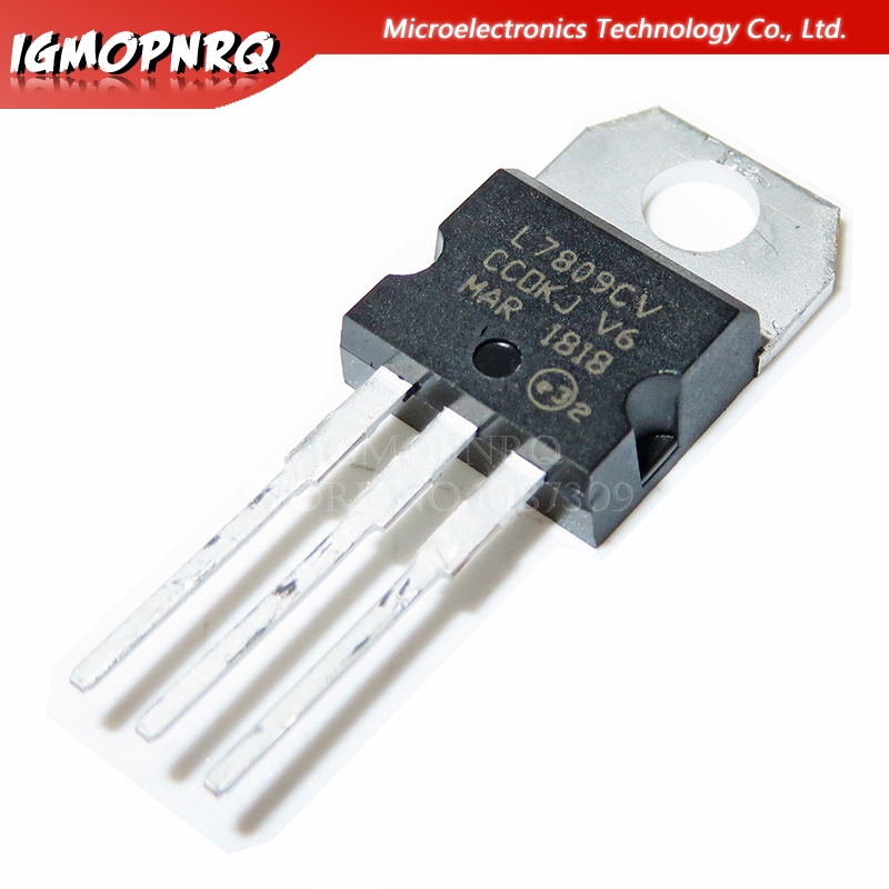 10pcs L7809CV L7809 KA7809 MC7809 เครื่องปรับแรงดันไฟฟ้า 9V 1.5A TO-220 ใหม่