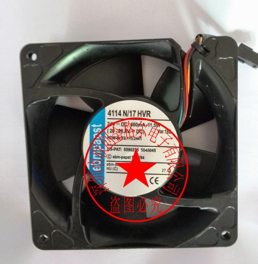 YY พัดลมอุปกรณ์ระดับไฮเอนด์เยอรมันดั้งเดิม 4114N/17HVR 4114N/17HPR 24V 4 Lin