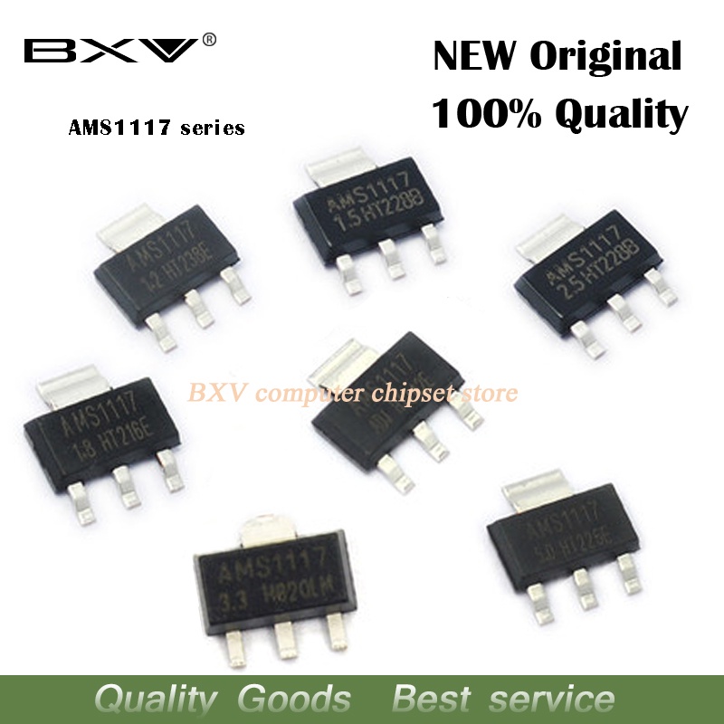 50PCS AMS1117 series AMS1117-3.3V AMS1117-ADJ AMS1117-1.8V AMS1117-1.2V AMS1117-5.0V AMS1117-2.5V AM