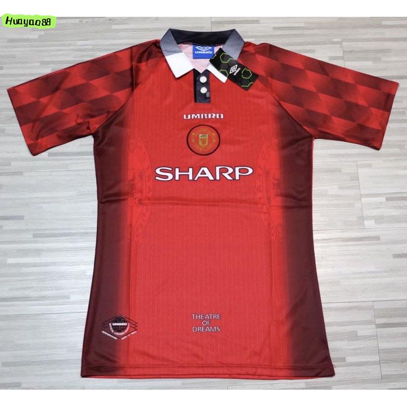 Manchester United 1996/1997 Theatre of Dreams เสื้อแมนยูย้อนยุค เสื้อแมนยูย้อนยุคแขนยาว เสื้อฟุตบอลแ