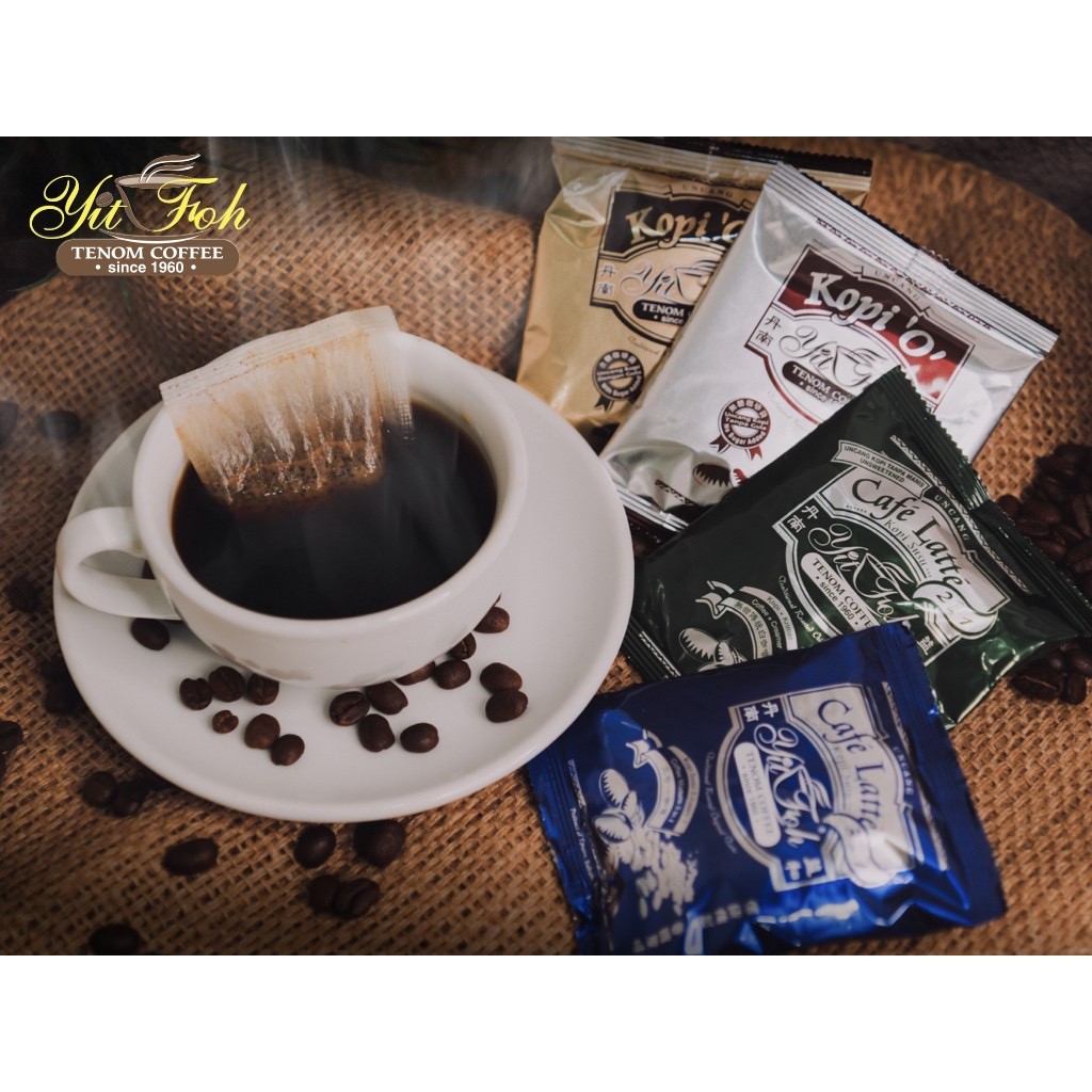 hot🔥การประกันคุณภาพ🔥 import Yit Foh Tenom Sabah Coffee - Kopi O/Kopi O 2-In-1/Café Latte 2-In-1/C