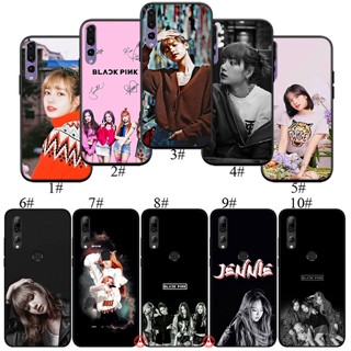 Bo11 เคสโทรศัพท์มือถือ ซิลิโคนนุ่ม ลายดอกกุหลาบ jennie Lisa สีชมพู สําหรับ Huawei Y5P Y6P Y7A Y8P Y9A