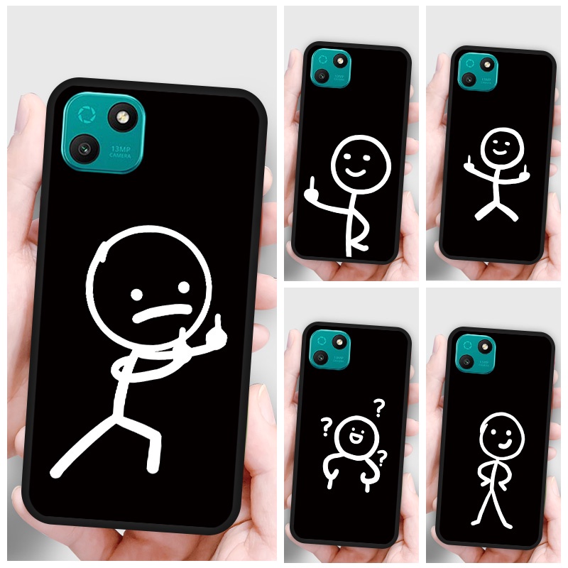 เคส Wiko T10 T50 T3 Power U20 เคสโทรศัพท์คู่ตลกซิลิโคนอ่อนนุ่มฝาครอบป้องกัน