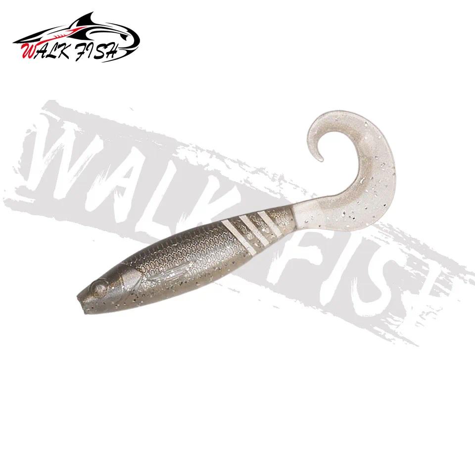 Walk FISH เหยื่อตกปลาประดิษฐ์ แบบนิ่ม ขนาด 55 มม. 65 มม. 15 ชิ้น — صورة 4