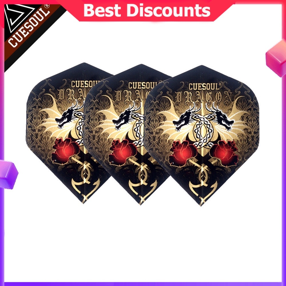 3PCS Dart Flights Tail Feather CUESOUL