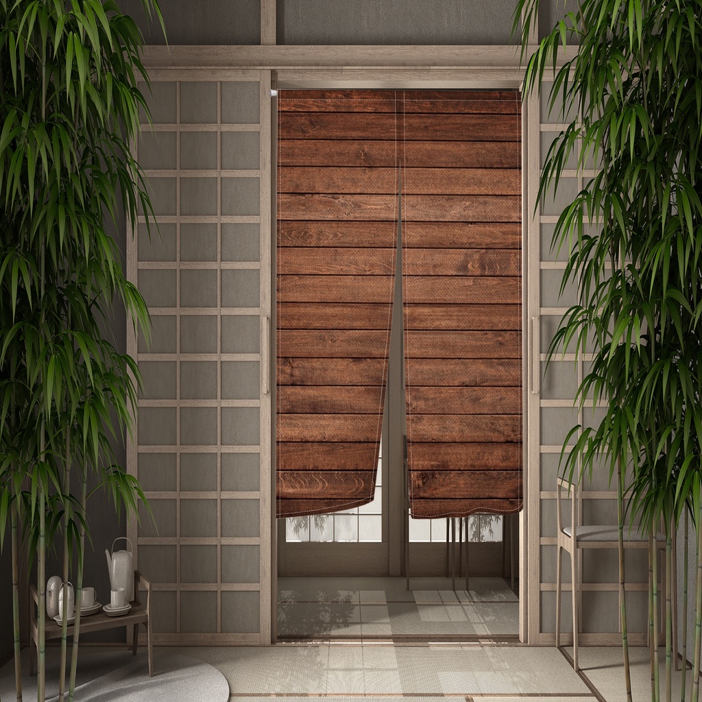 ฉากกั้นประตู แบบไม้ สไตล์ญี่ปุ่น สําหรับห้องครัว ห้องนอน
