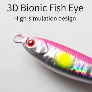 เหยื่อตกปลาโลหะ 3D 60 กรัม 80 กรัม 100 กรัม