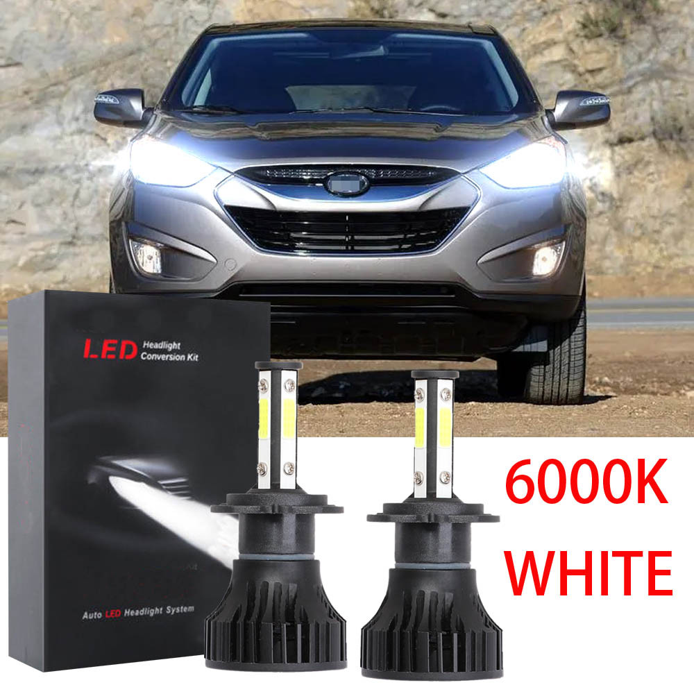 สําหรับ Hyundai Tucson (LM) 2010 - 2015 หัวโคมไฟ 2011 2012 2013 2014 LED ไฟหน้า 6000K หลอดไฟชุดเปลี่