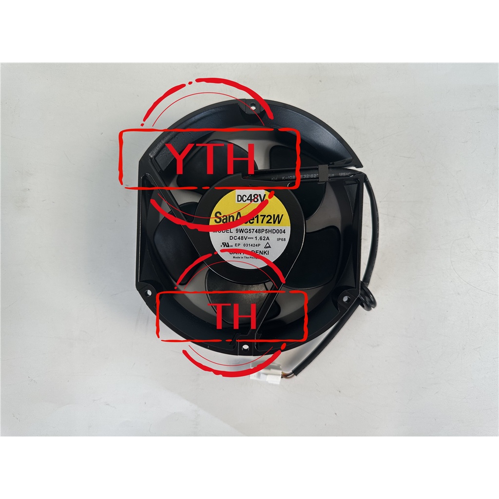 YY พัดลมนําเข้าจากญี่ปุ่นแท้ 9WG5748P5HD004 IP68 กันน้ํา 48V 1.62A