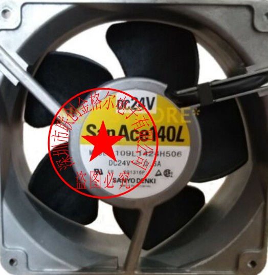 YY 14050 พัดลมโครงอลูมิเนียมนําเข้าจากญี่ปุ่น 109L1424H506 24V 0.6A